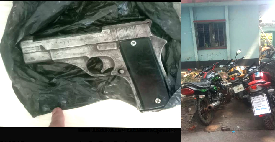 নোয়াখালীতে পিস্তলসহ তিন যুবক গ্রেফতার।