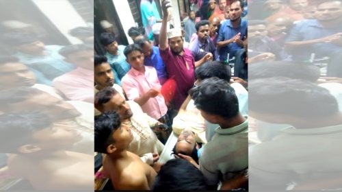 নোয়াখালীতে আওয়ামীলীগ নেতা গুলিবিদ্ধ।