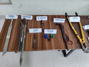 ডাকাতিতে ব্যবহ্রত সরন্জাম