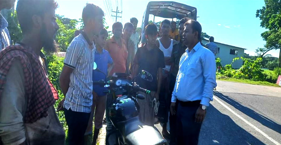 গাঁজা সেবন করে মোটরসাইকেল চালানোর দায়ে যুবকের কারাদন্ড ও অর্থদন্ড