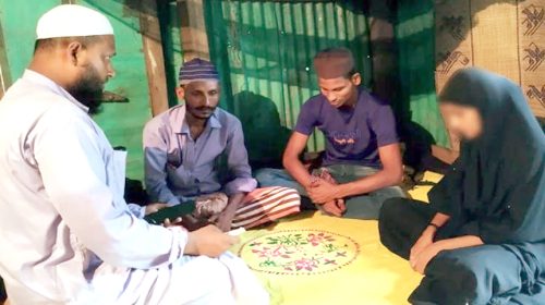দৃষ্টিহীন প্রেমিকের সাথে দুই সন্তানের জননীর বিয়ে