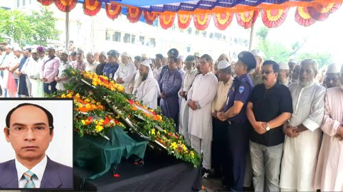 নোয়াখালী মুজিব বাহিনীর প্রধান মাহমুদুর রহমান বেলায়েতের দাফন সম্পন্ন