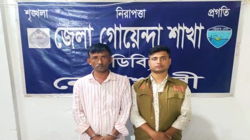 নোয়াখালীতে পুলিশ পরিচয়ে চাকরির প্রলোভন দেখিয়ে টাকা আত্মসাৎ, ভুয়া পুলিশ গ্রেপ্তার