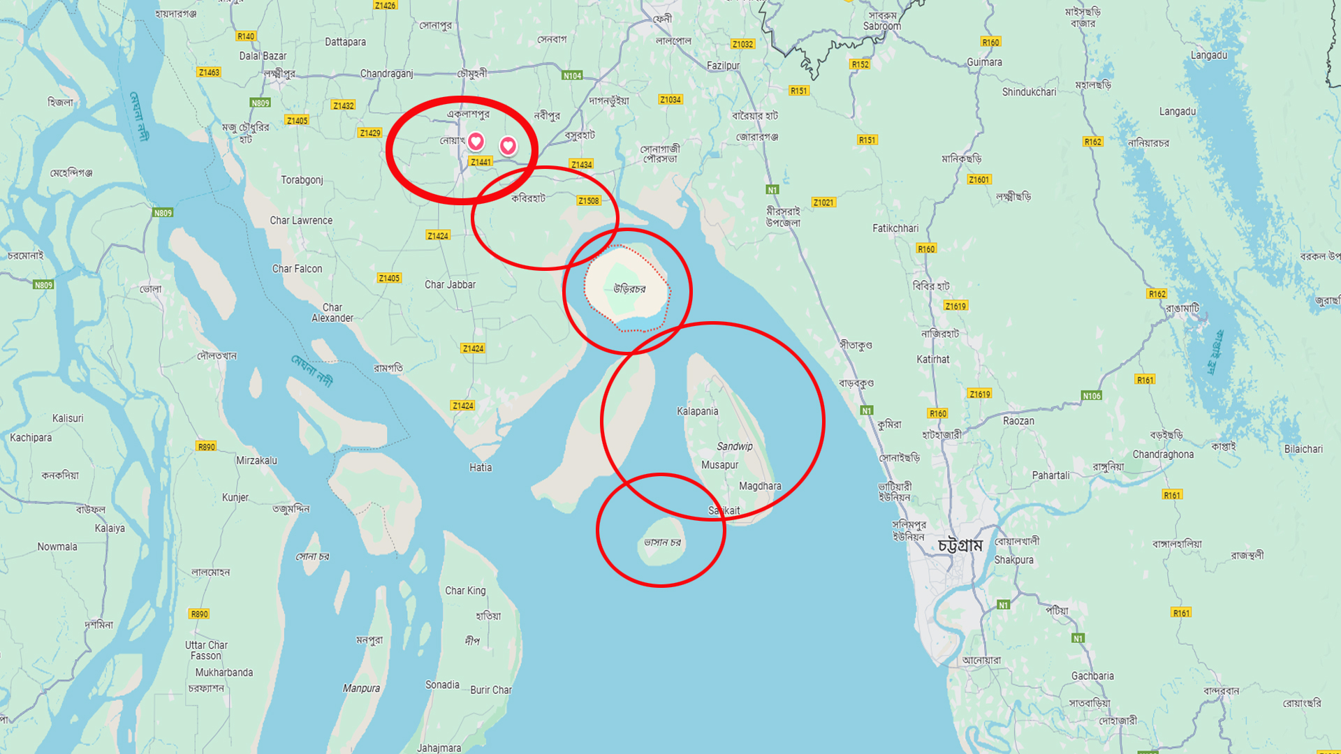 নোয়াখালী থেকে ভাসানচর ও উড়িরচর আলাদার চেষ্টা, তীব্র ক্ষোভ নোয়াখালীবাসীর