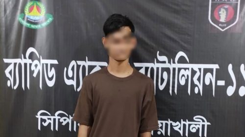নোয়াখালীতে হত্যা মামলার আসামি সৈকত গ্রেপ্তার