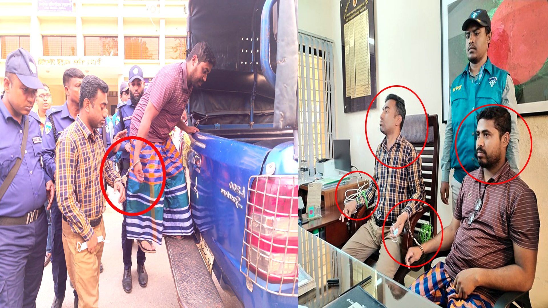ঘুষের লাখ টাকাসহ দুদকের হাতে পিআইও আটক