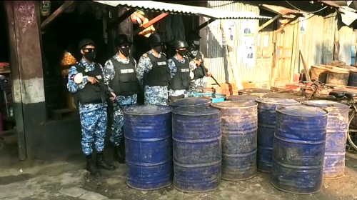 নোয়াখালীতে ৩ হাজার লিটার ডিজেল জব্দ, পাচারের জন্যে মজুত