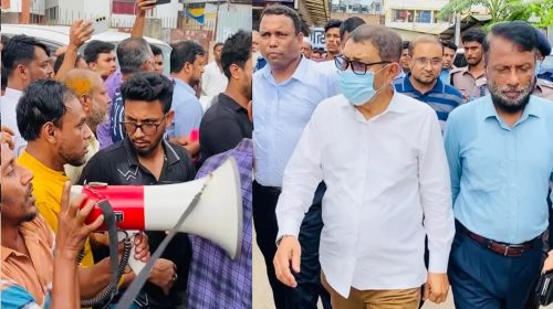 নোয়াখালীতে হাসপাতালে অনিয়ম ও অব্যবস্থাপনার অভিযোগে তত্ত্বাবধায়ক প্রত্যাহার, স্বাস্থ্যমন্ত্রীকে ঘিরে বিক্ষোভ