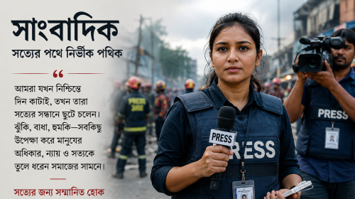 সাংবাদিক: সত্যের পথে নির্ভীক পথিক