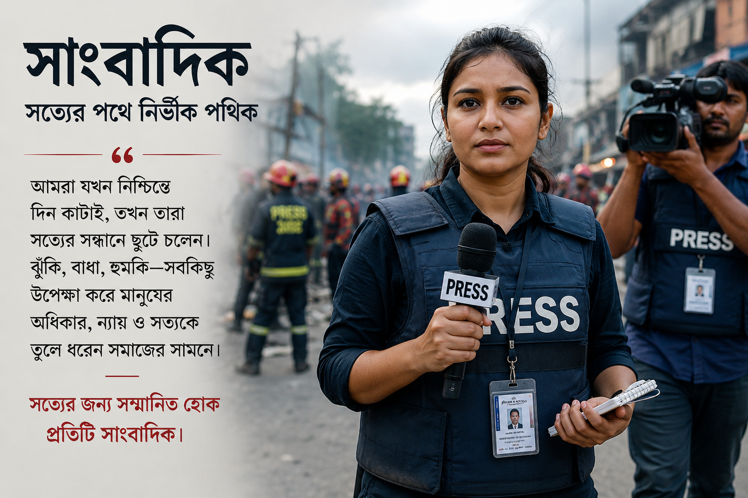 সাংবাদিক: সত্যের পথে নির্ভীক পথিক